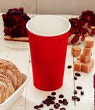 Red single-layer cup 1