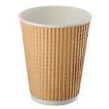 Three-layer corrugated cup kraft ripped 1